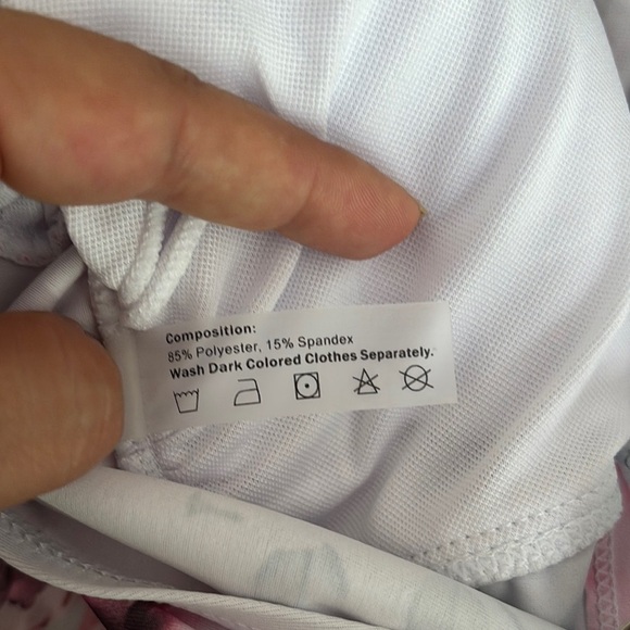 Gray and Pink Ruched Wrap Camisole - Picture 5 of 6